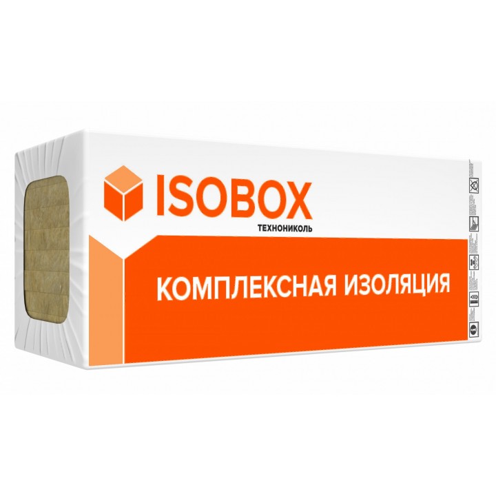 Плита минераловатная Технониколь ИЗОБОКС ЭКСТРАЛАЙТ 800х600х50 мм 8 шт
